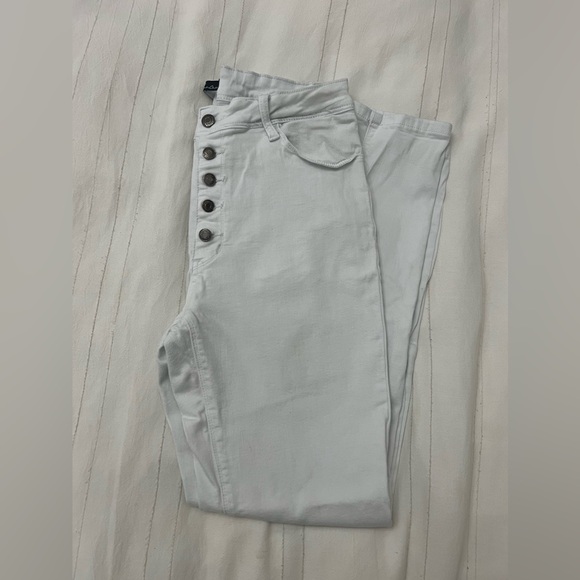 White KanCan Button Fly Skinny Jeans Sz 13/30 - Picture 3 of 3